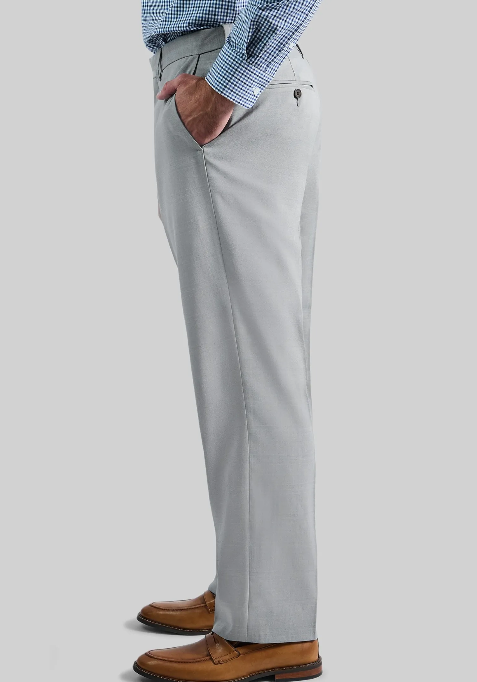 Haggar Premium Comfort Classic Fit Flat Front Dress Pants
