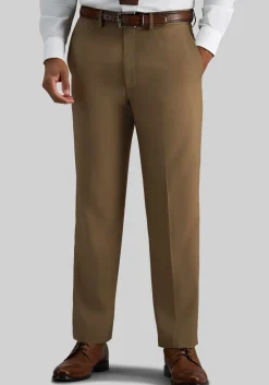 Haggar Premium Comfort Classic Fit Flat Front Dress Pants