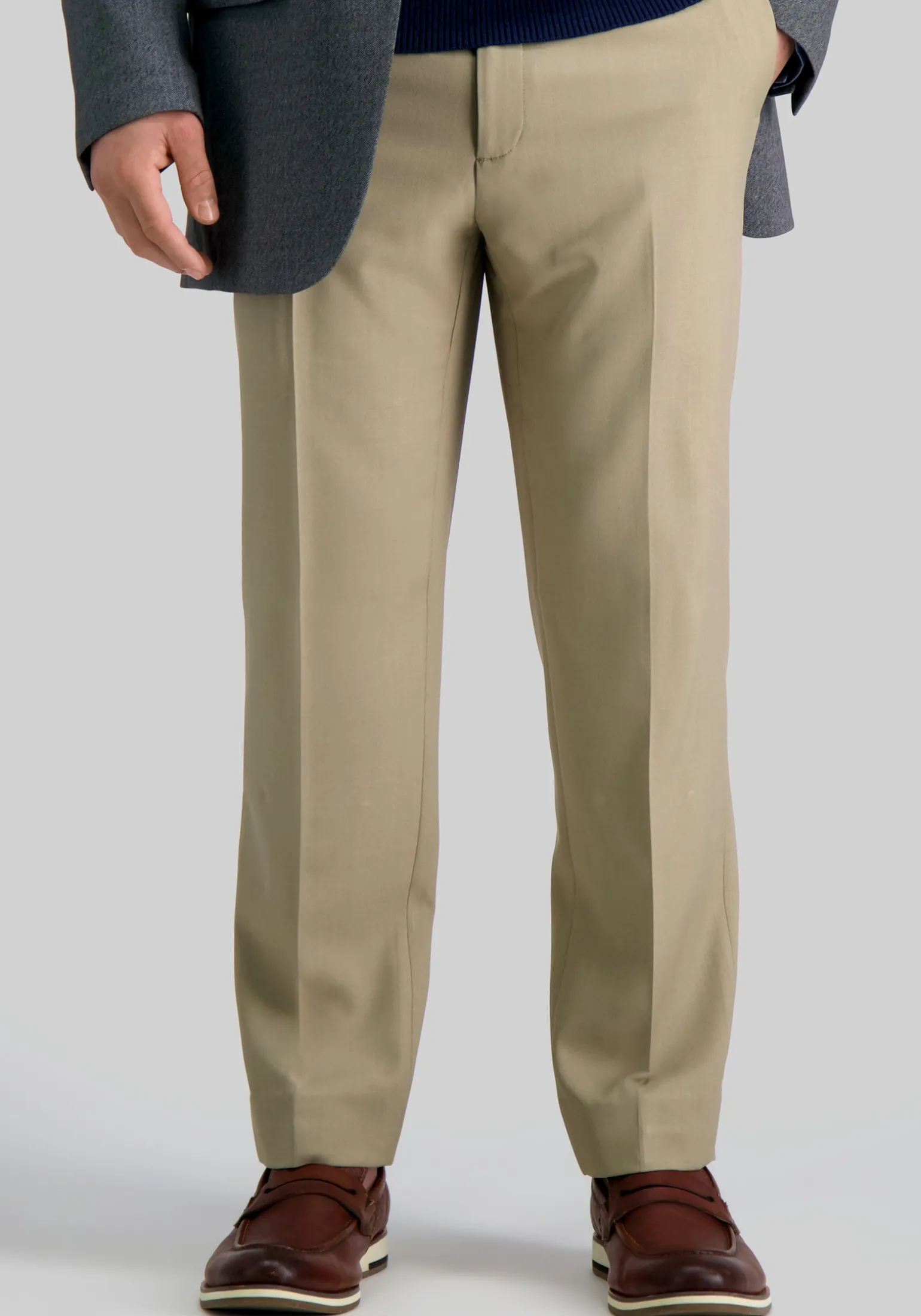 Haggar Premium Comfort Slim Fit Flat Front Dress Pants