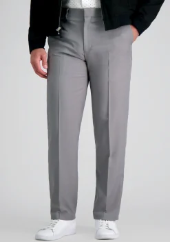 Haggar Premium Comfort Straight Fit Flat Front Dress Pants