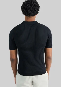 Haggar Slim Fit Johnny Collar Short Sleeve Sweater