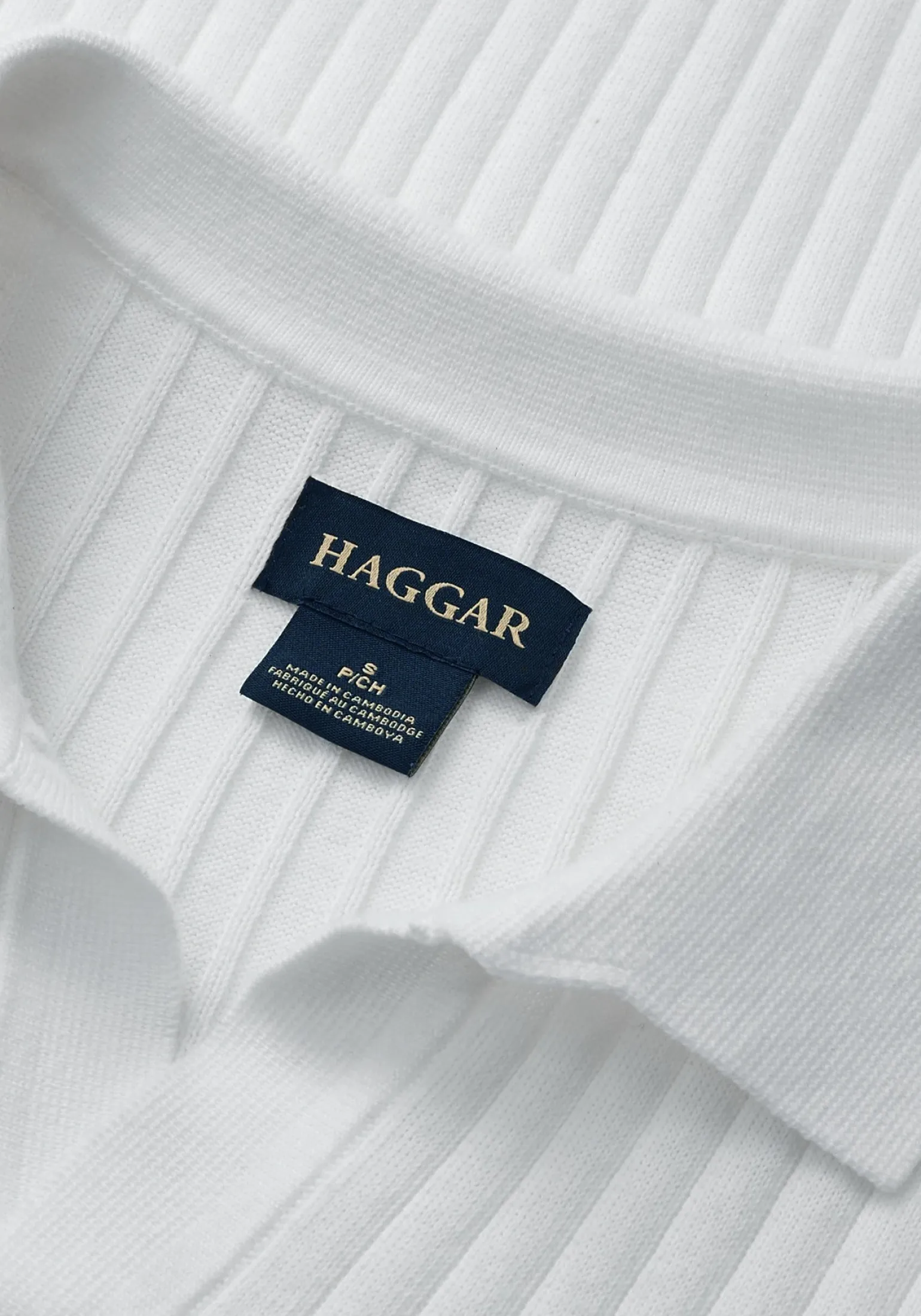 Haggar Slim Fit Johnny Collar Short Sleeve Sweater