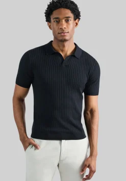 Haggar Slim Fit Johnny Collar Short Sleeve Sweater