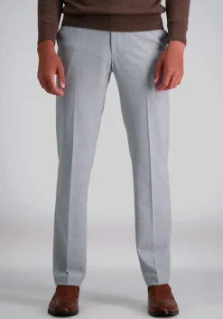 Haggar Slim Fit 4-Way Stretch Flat Front Dress Pants