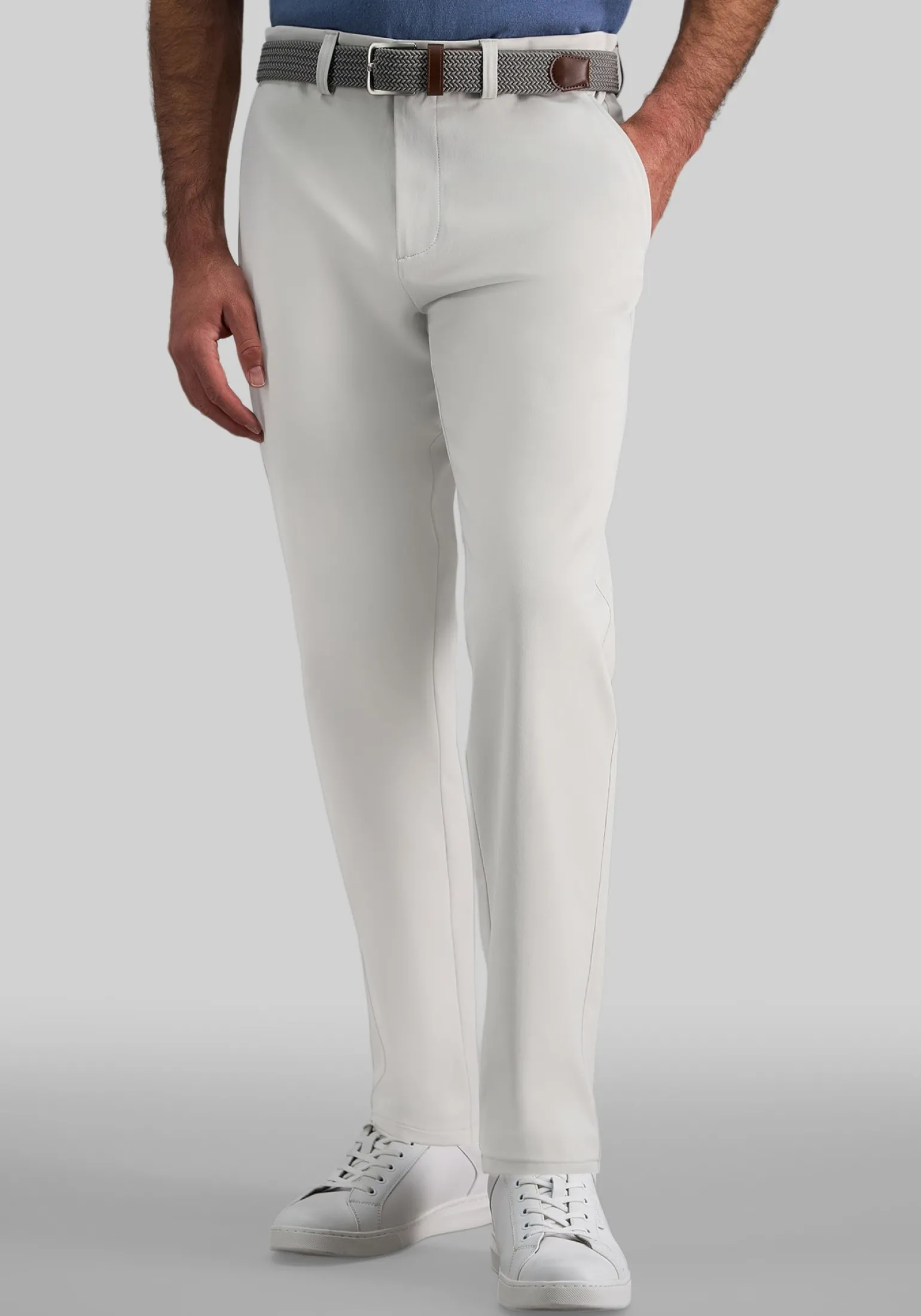 Haggar Sport Travel Performance Straight Fit Flat Front Pants