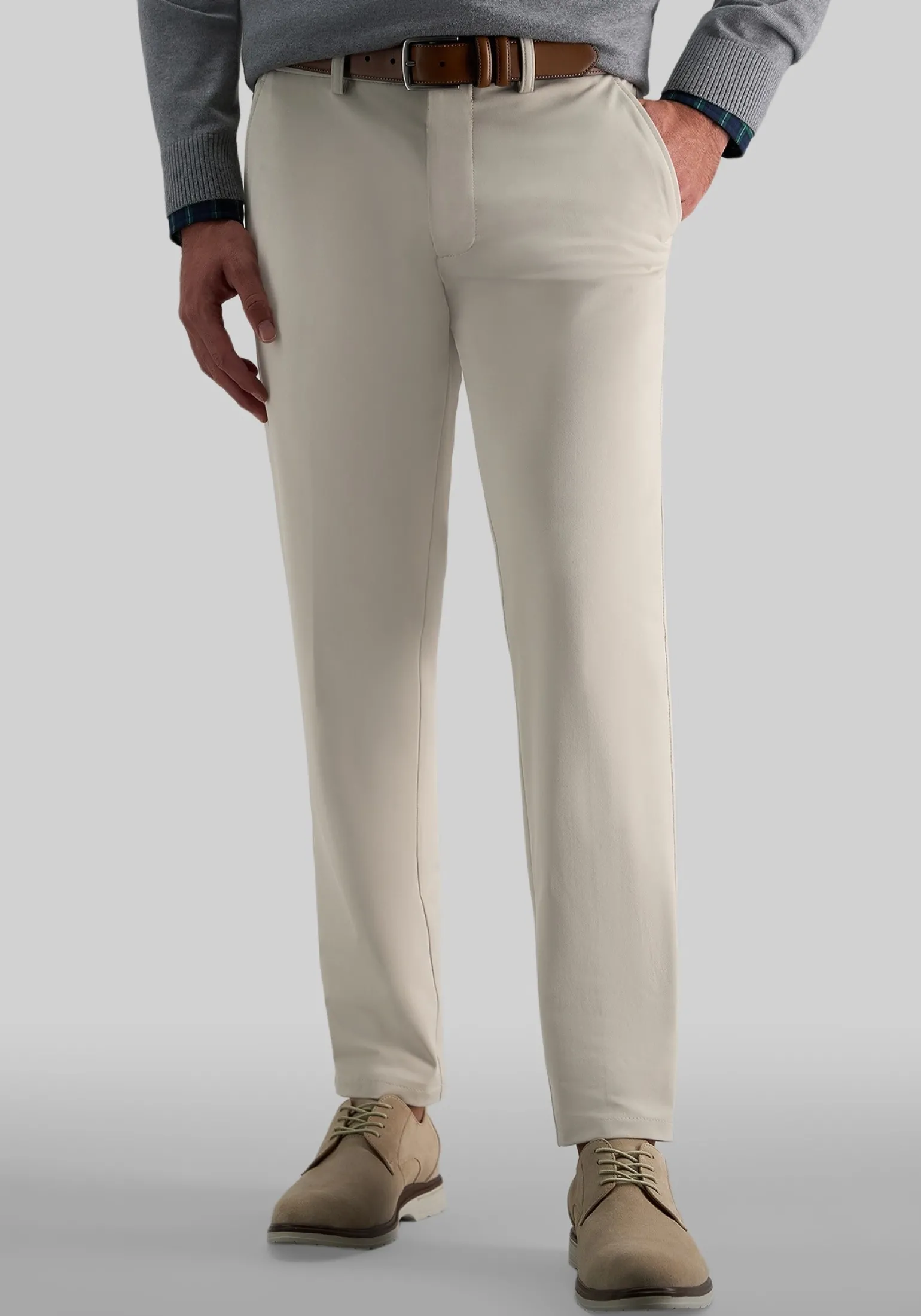 Haggar Sport Travel Performance Straight Fit Flat Front Pants