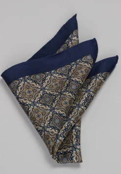 Intricate Medallion Pocket Square