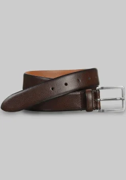 Johnston & Murphy Feather-Edge Italian Leather Belt
