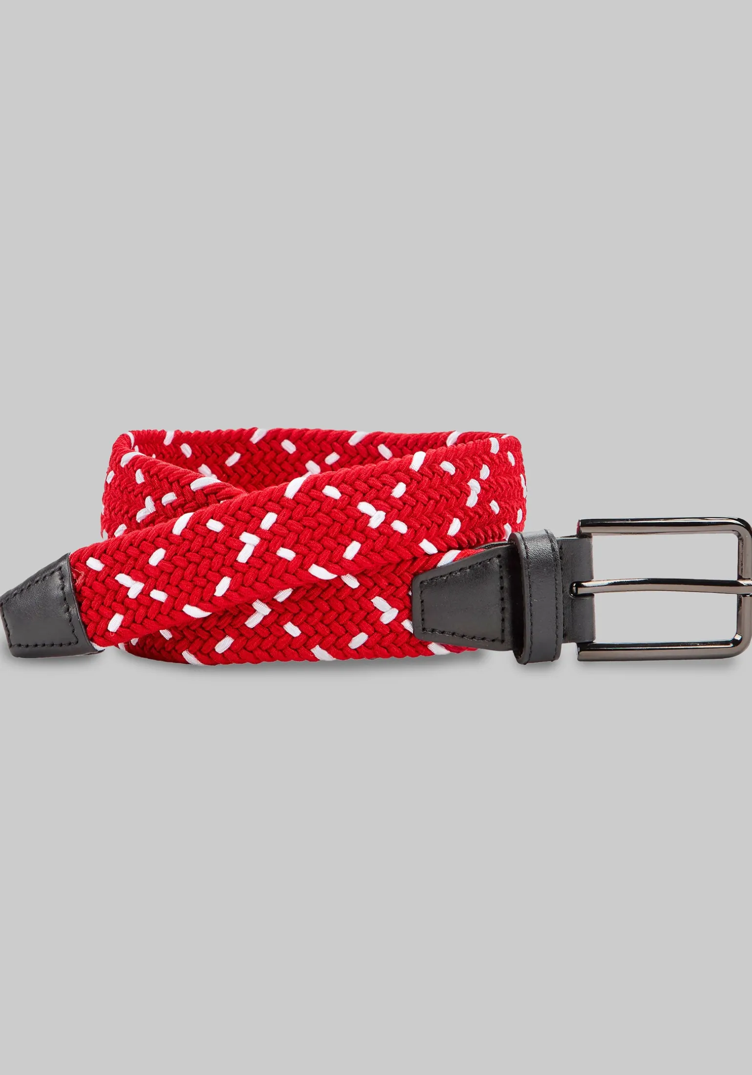 Johnston & Murphy Game Day Woven Stretch Knit Belt
