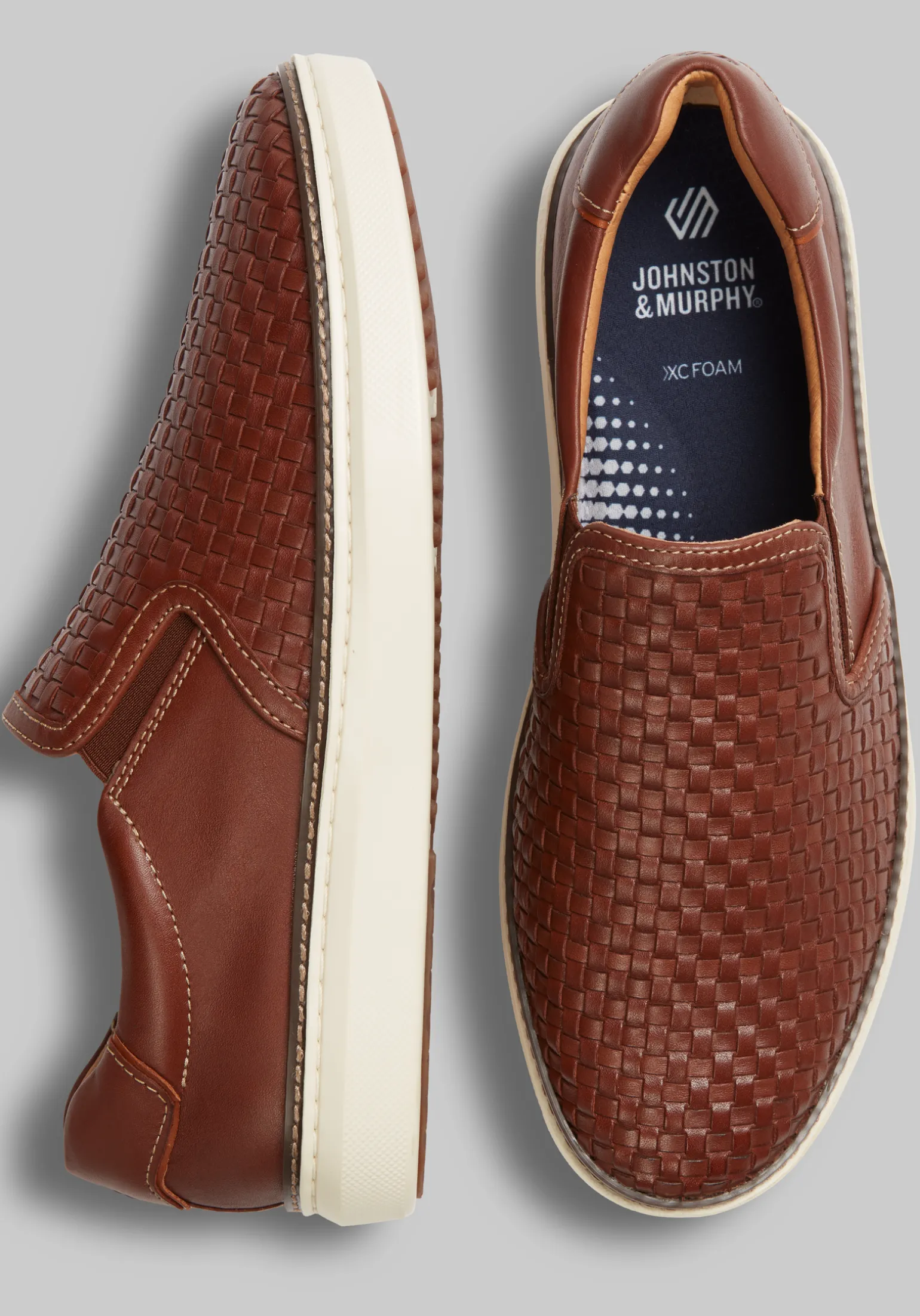 Johnston & Murphy McGuffey 2 Woven Slip-On Shoes