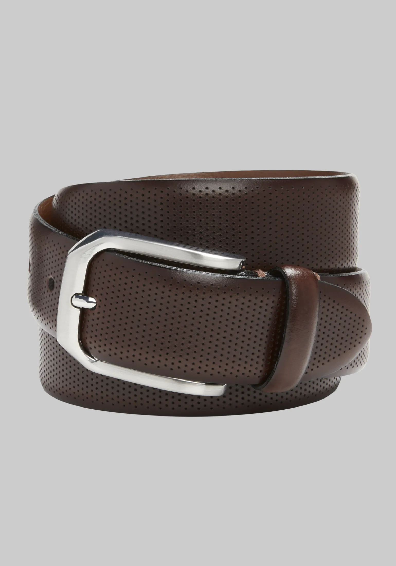Johnston & Murphy Micro Perforated Leather Belt