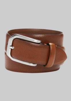 Johnston & Murphy Micro Perforated Leather Belt