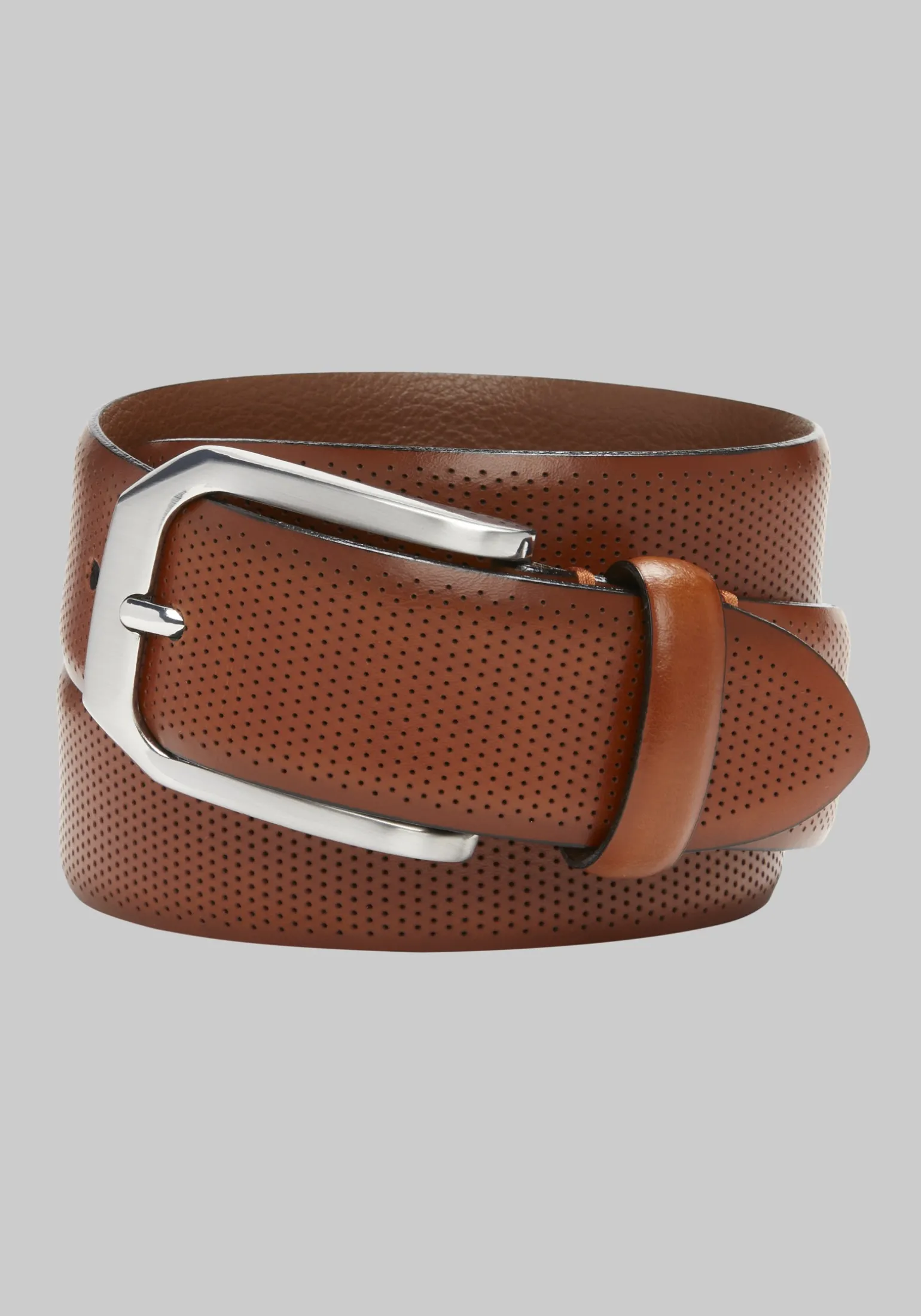 Johnston & Murphy Micro Perforated Leather Belt