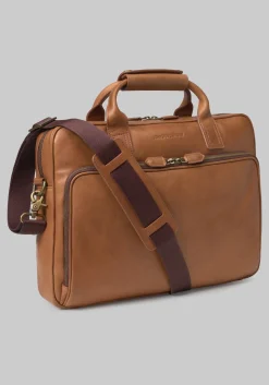 Johnston & Murphy Rhodes Leather Briefcase
