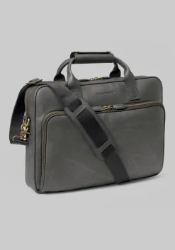 Johnston & Murphy Rhodes Leather Briefcase