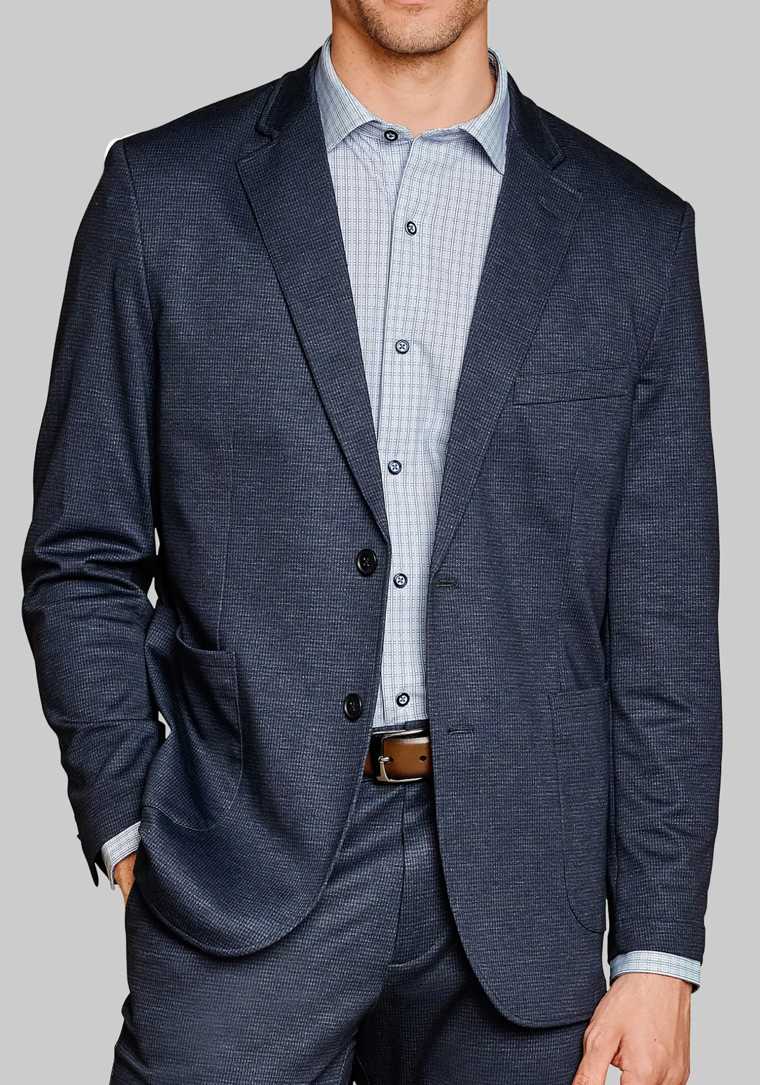 Johnston & Murphy Tailored Fit XC Flex Knit Blazer