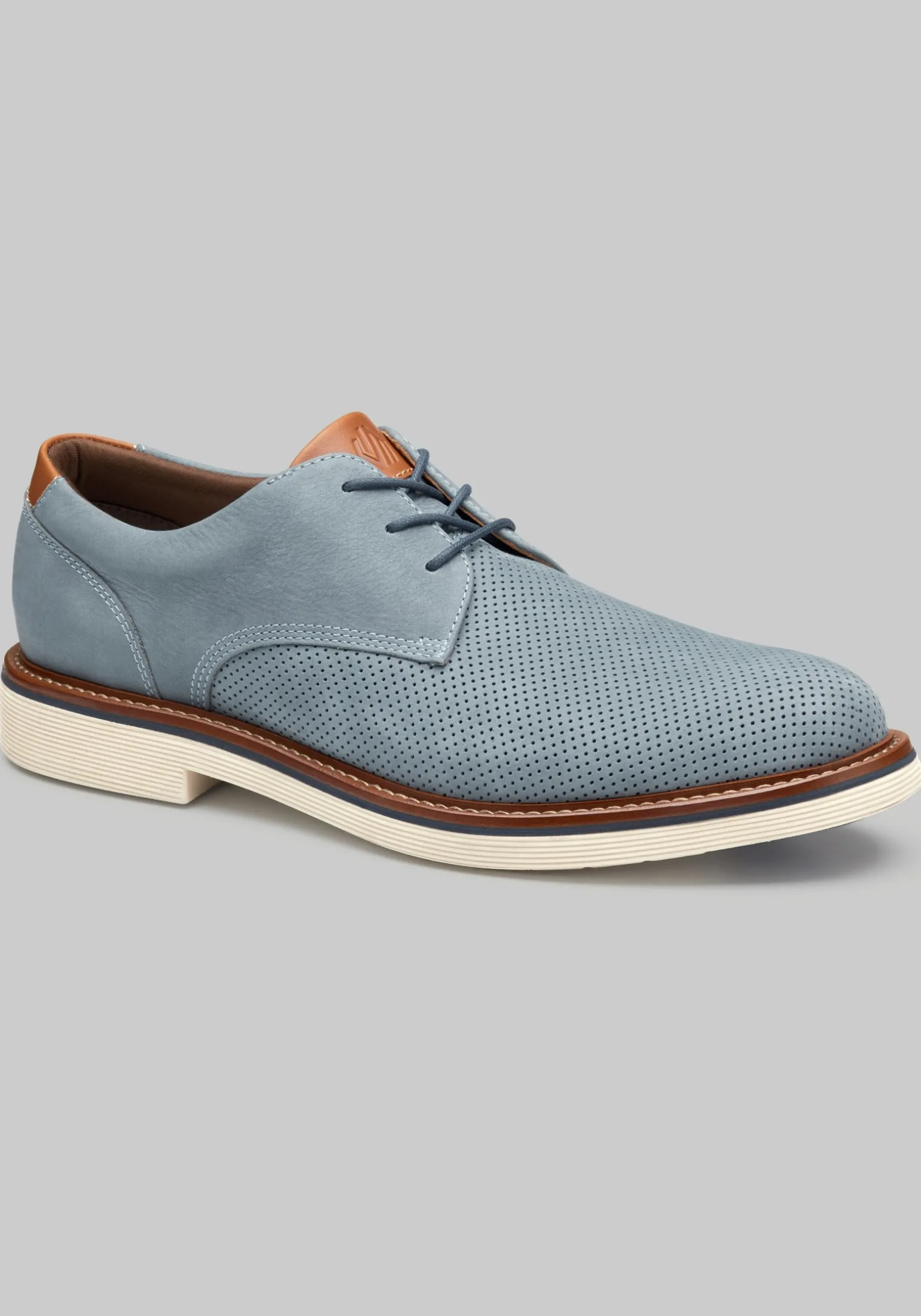 Johnston & Murphy Tyson Perfed Plain Toe Oxfords