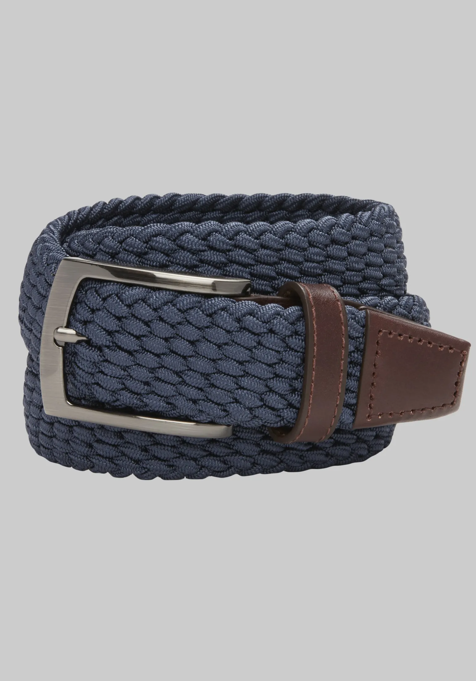 Johnston & Murphy Woven Stretch Knit Belt - Long
