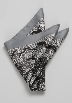 Jos. A. Bank Abstract Paisley Pocket Square