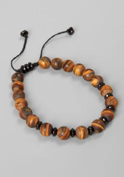 Jos. A. Bank Adjustable Gemstone Beads Bracelet