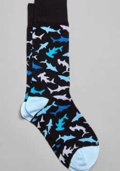 Jos. A. Bank Blue Shark Socks - King Size