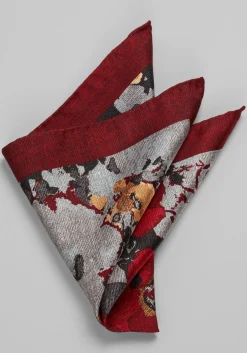 Jos. A. Bank Blurred Floral Pocket Square