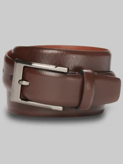 Jos. A. Bank Burnished Edge Leather Belt