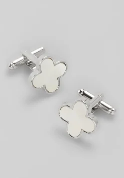 Jos. A. Bank Clover Mother-of Pearl Cufflinks