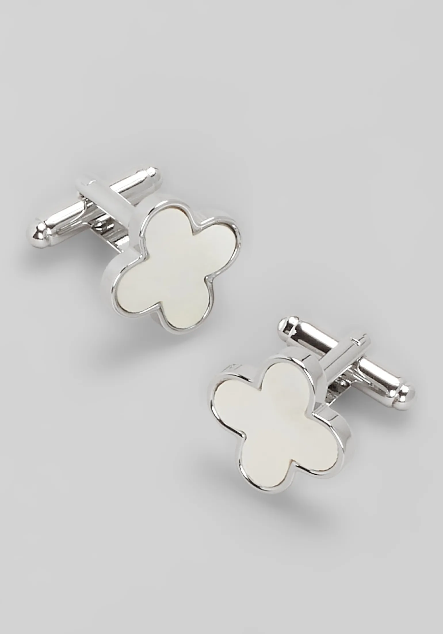 Jos. A. Bank Clover Mother-of Pearl Cufflinks