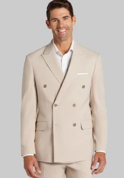 Jos. A. Bank Comfort Stretch Tailored Fit Double Breasted Suit Separates Jacket - Big & Tall