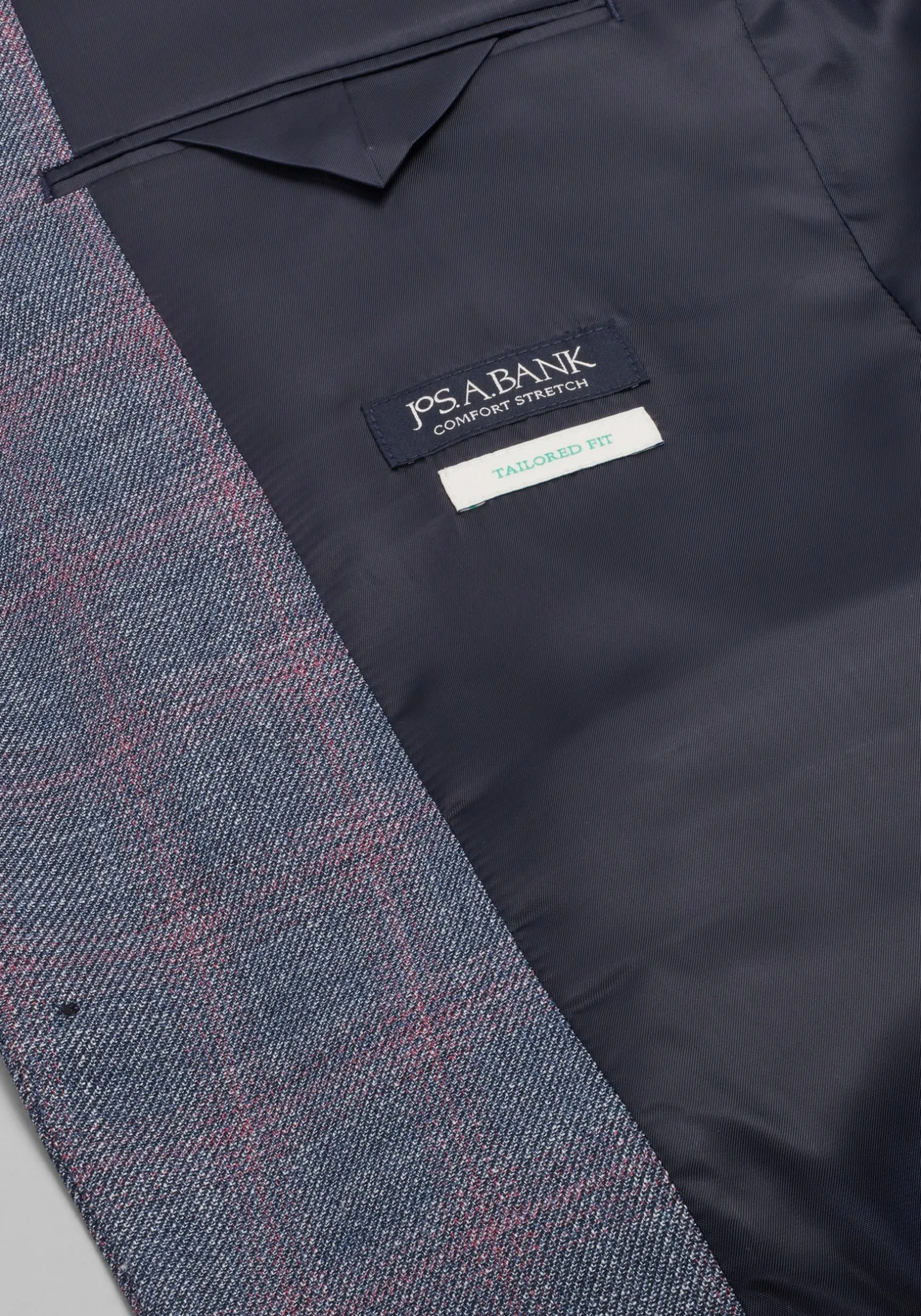 Jos. A. Bank Comfort Stretch Tailored Fit Plaid Sportcoat