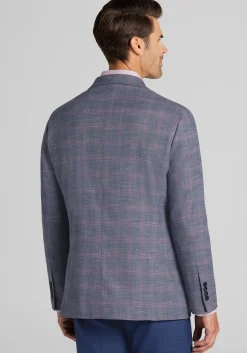 Jos. A. Bank Comfort Stretch Tailored Fit Plaid Sportcoat