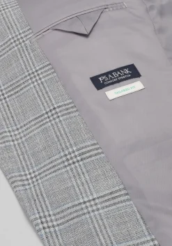 Jos. A. Bank Comfort Stretch Tailored Fit Plaid Knit Sportcoat