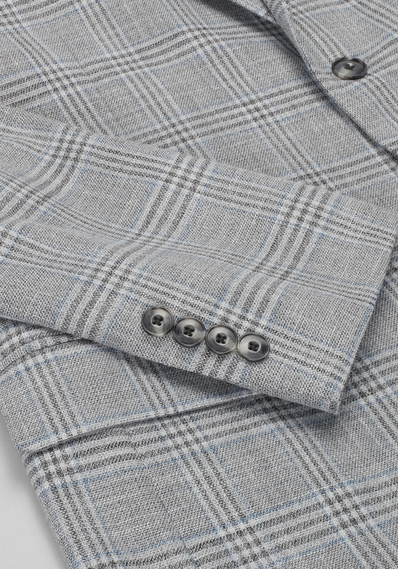 Jos. A. Bank Comfort Stretch Tailored Fit Plaid Knit Sportcoat