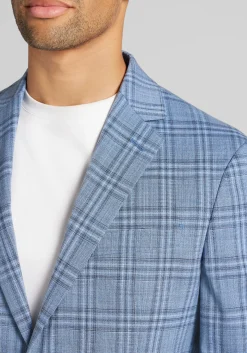 Jos. A. Bank Comfort Stretch Tailored Fit Plaid Sportcoat