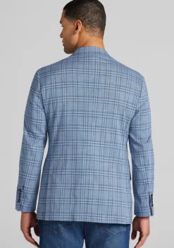 Jos. A. Bank Comfort Stretch Tailored Fit Plaid Sportcoat