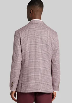 Jos. A. Bank Comfort Stretch Tailored Fit Plaid Sportcoat