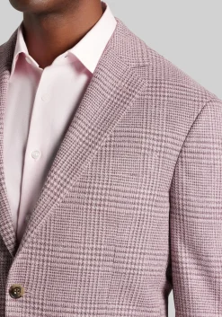 Jos. A. Bank Comfort Stretch Tailored Fit Plaid Sportcoat