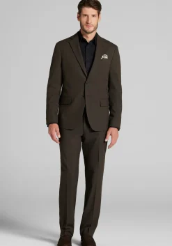 Jos. A. Bank Comfort Stretch Tailored Fit Solid Flannel Suit Separates Jacket - Big & Tall CLEARANCE