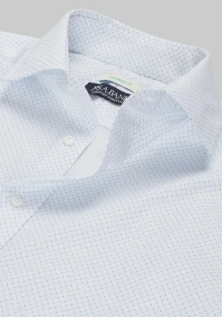 Jos. A. Bank Comfort Stretch Tailored Fit Spread Collar Medallion Dot Dress Shirt