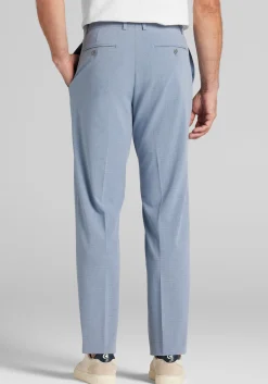Jos. A. Bank Comfort Stretch Tailored Fit Plaid Seersucker Suit Separate Pants