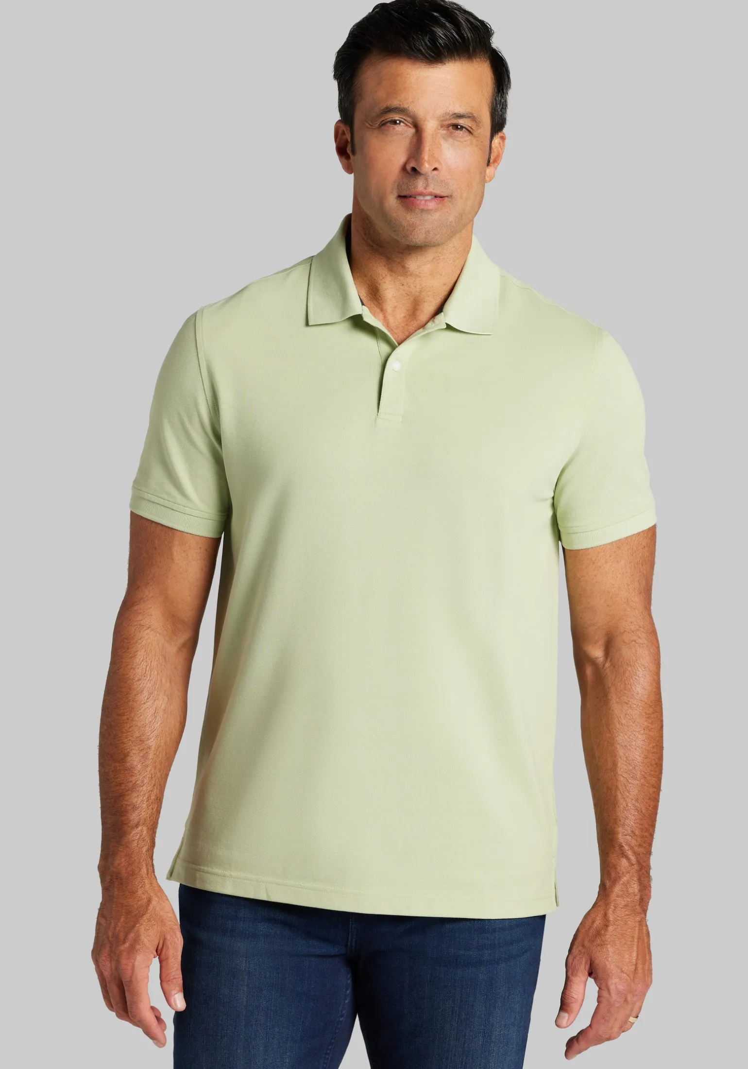 Jos. A. Bank Comfort Stretch Tailored Fit Pique Polo - Big & Tall