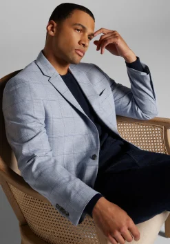 Jos. A. Bank Comfort Stretch Traditional Fit Plaid Sportcoat