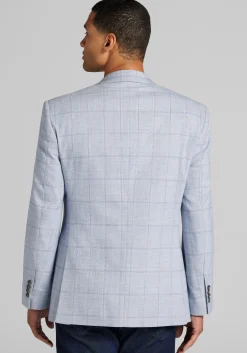 Jos. A. Bank Comfort Stretch Traditional Fit Plaid Sportcoat