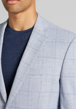 Jos. A. Bank Comfort Stretch Traditional Fit Plaid Sportcoat
