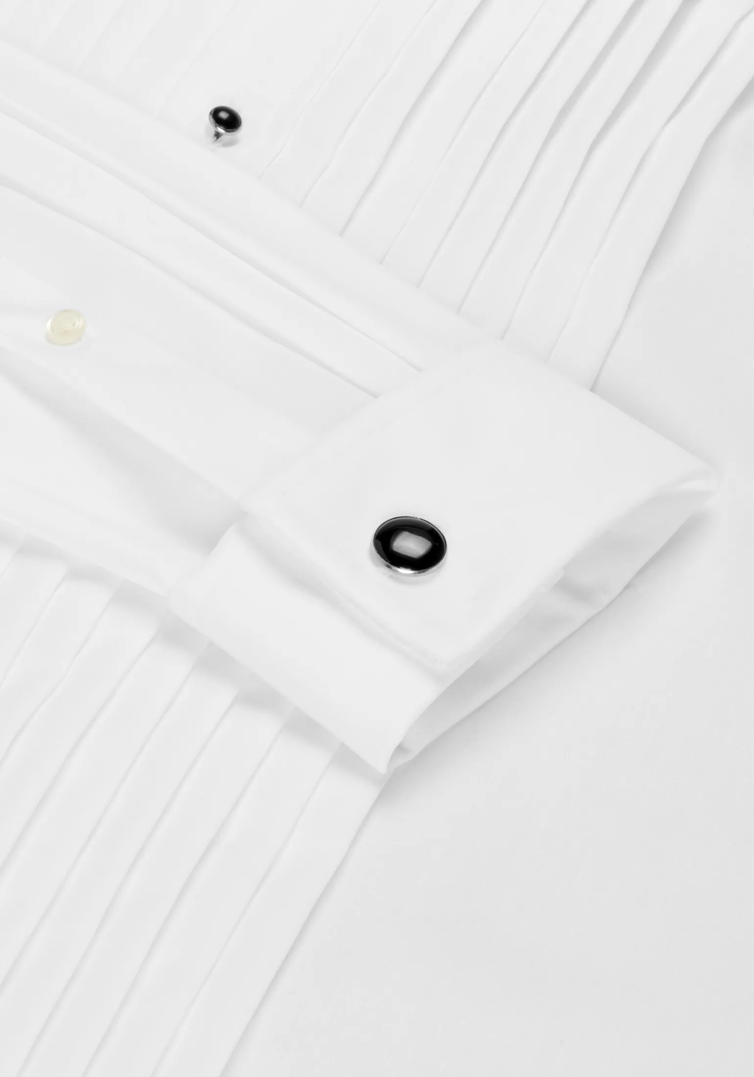 Jos. A. Bank Comfort Stretch Traditional Fit Point Collar French Cuff Eight-Pleat Formal Dress Shirt