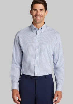 Jos. A. Bank Comfort Stretch Traditional Fit Button-Down Collar Check Dress Shirt