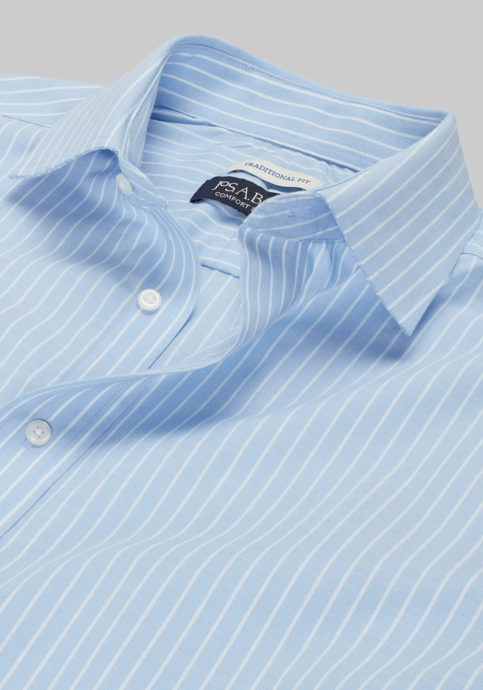 Jos. A. Bank Comfort Stretch Traditional Fit Spread Collar Stripe Dress Shirt