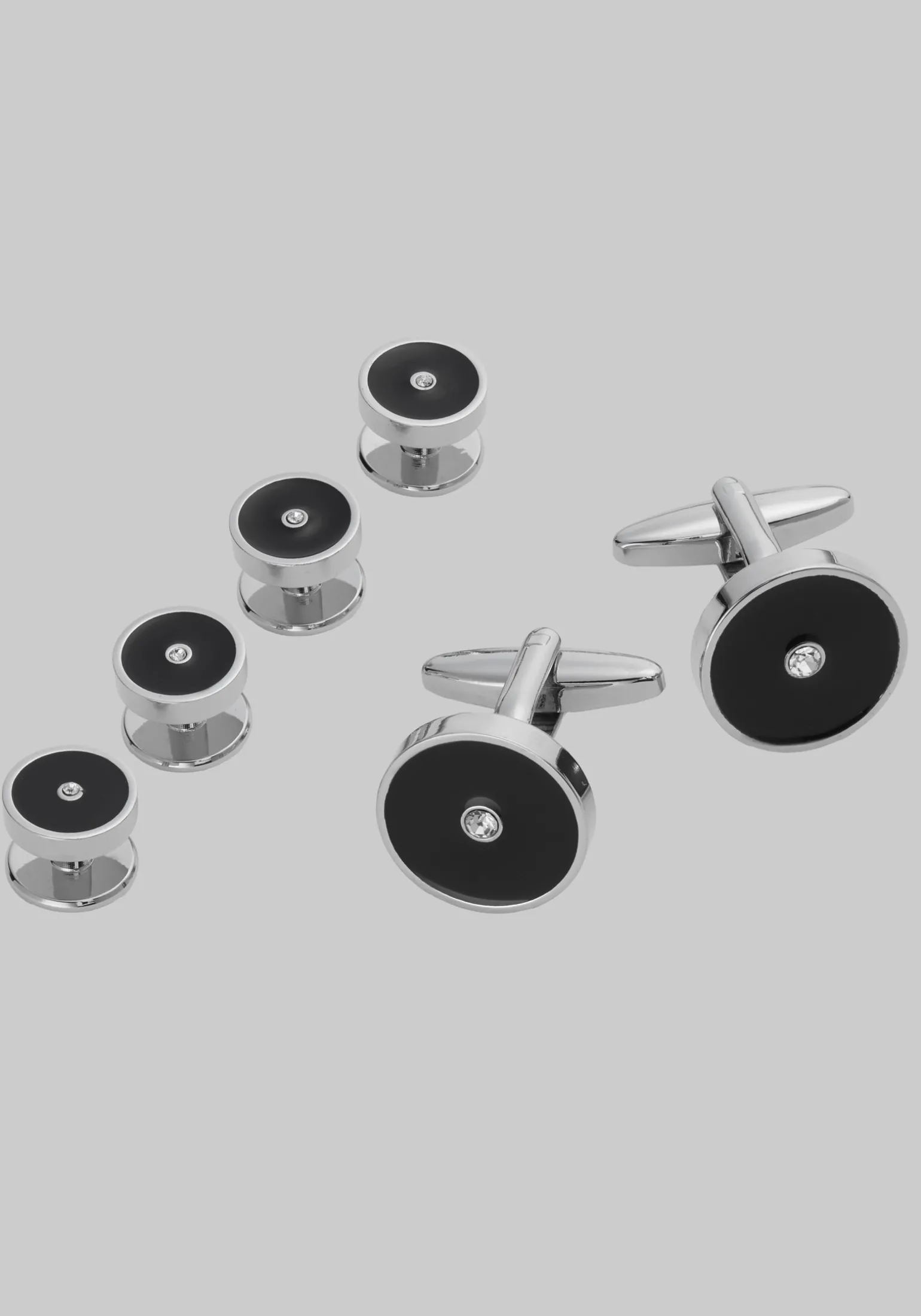Jos. A. Bank Crystal Cufflink & Stud Set