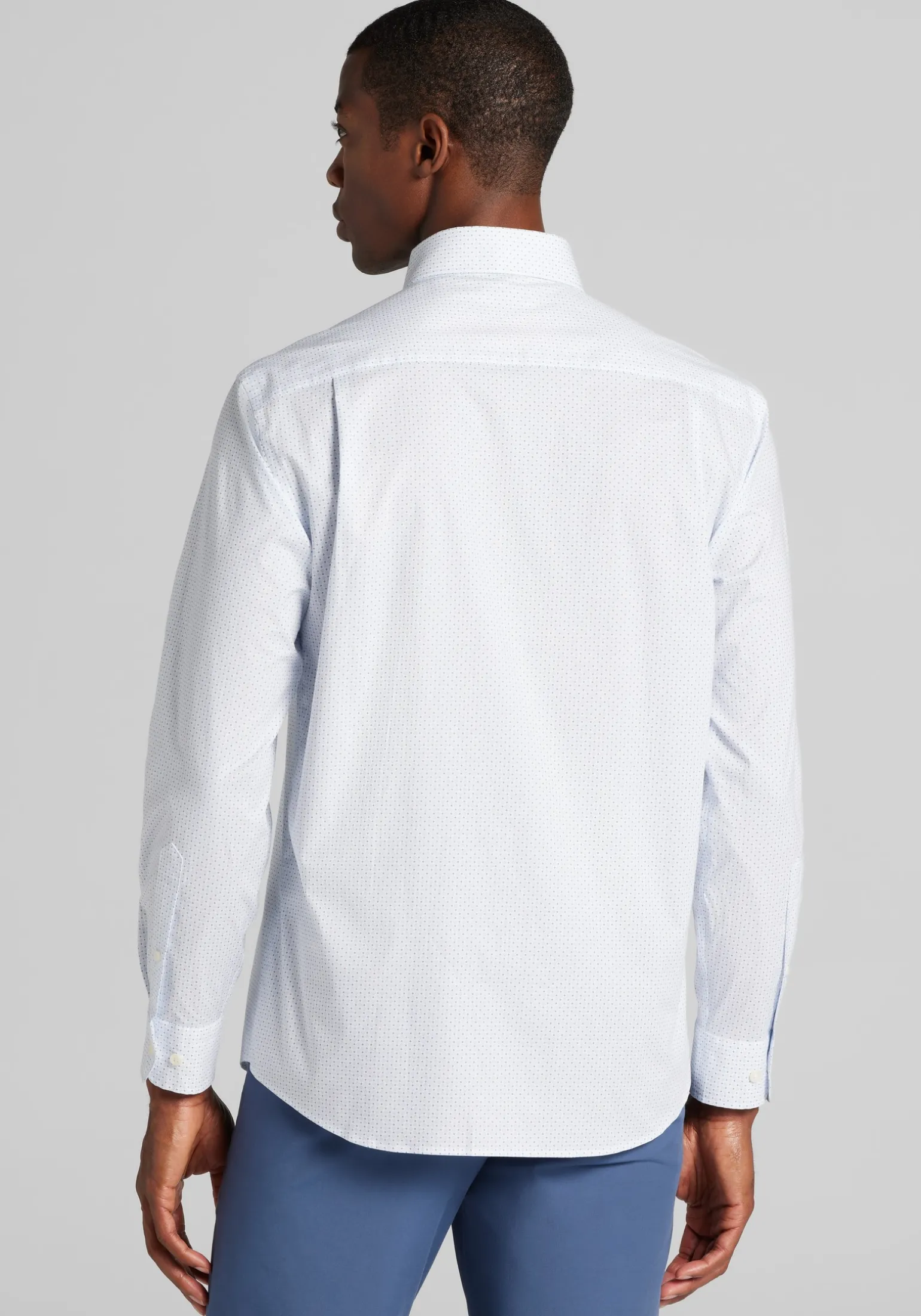 Jos. A. Bank Diamond Polka Dot Button Up Shirt